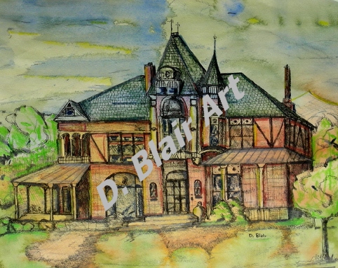 imaginary Victorian house