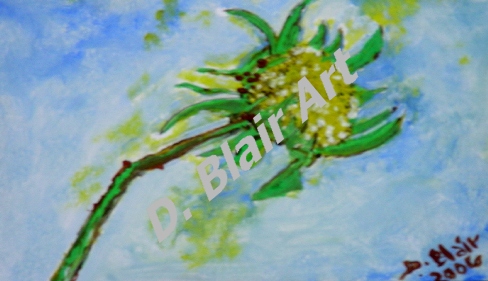 Copy of a Van Gogh sunflower